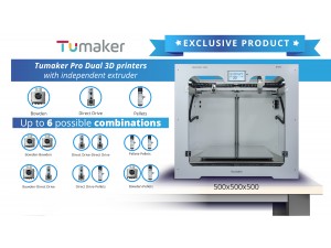 Tumaker Dual FDM 3D Printer